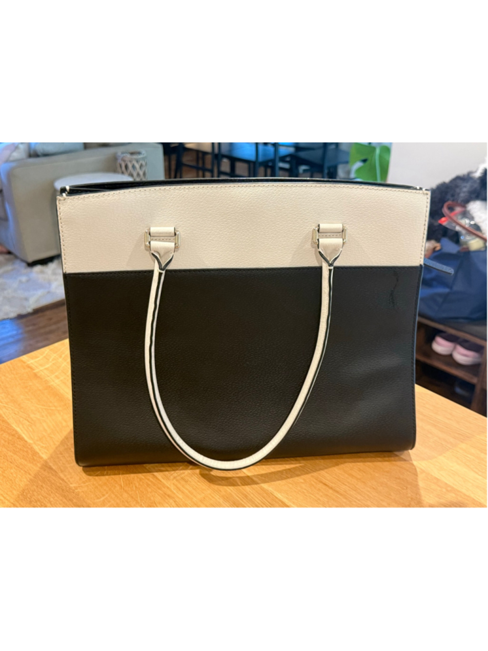 Women's Kate Spade Tote Bag One Size Black and White - Picture 5 of 11